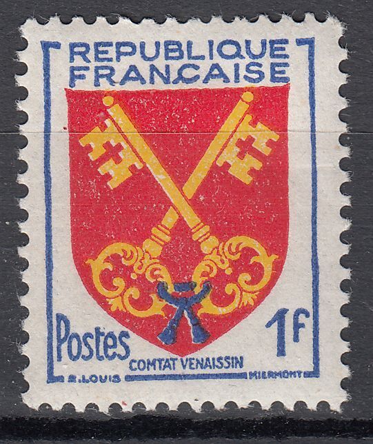 FRANCE TIMBRE NEUF N 1047 BLASON COMTAT VENAISSIN 123176613487