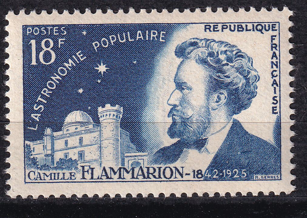 FRANCE TIMBRE NEUF N 1057 CAMILLE FLAMMARION ET OBSERVATOIRE DE JUVISY 404181700977