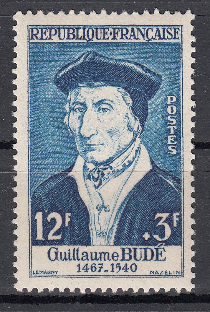 FRANCE TIMBRE NEUF N 1066 GUILLAUME BUDE HUMANISTE 401548464157