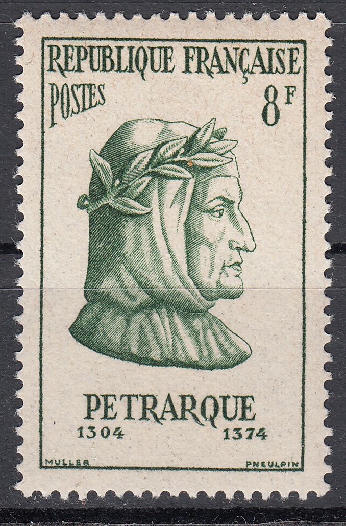 FRANCE TIMBRE NEUF N 1082 PETRARQUE POETE ITALIEN 400655172327