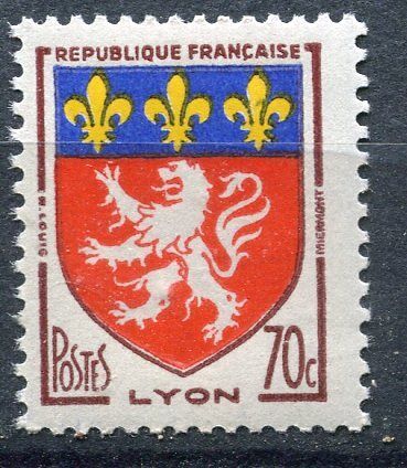 FRANCE TIMBRE NEUF N 1181 ARMOIRIES LYON 400395642037