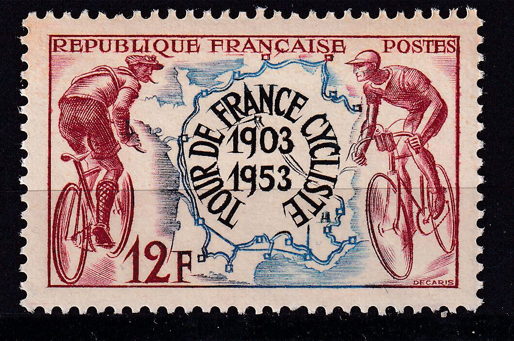 FRANCE TIMBRE NEUF N 955 TOUR DE FRANCE CYCLISTE DE 1903 ET DE 1953 404179085697