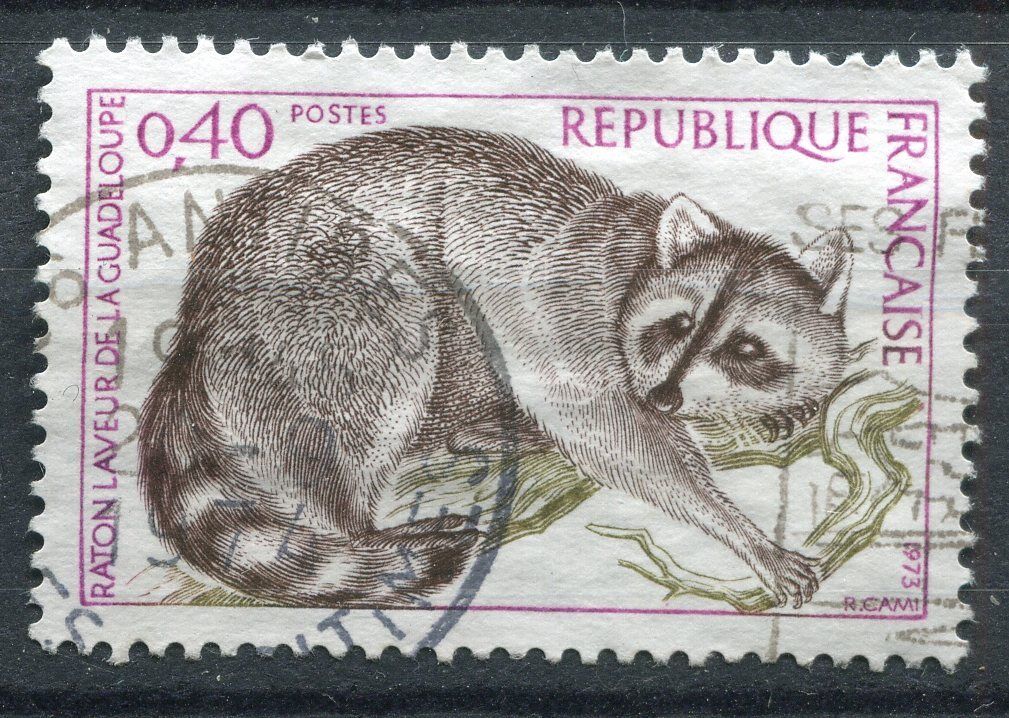 FRANCE TIMBRE OBL N 1754 RATON LAVEUR DE LA GUADELOUPE 110936660237