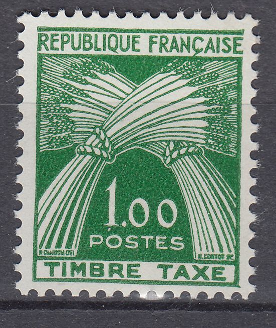 FRANCE TIMBRE TAXE NEUF N 94 TYPE GERBES 123544169437