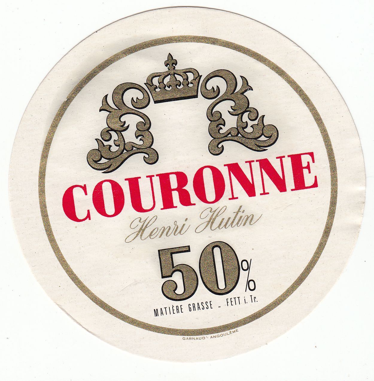 FROMAGE CAMEMBERT COURONNE HENRI HUTIN 121663093077