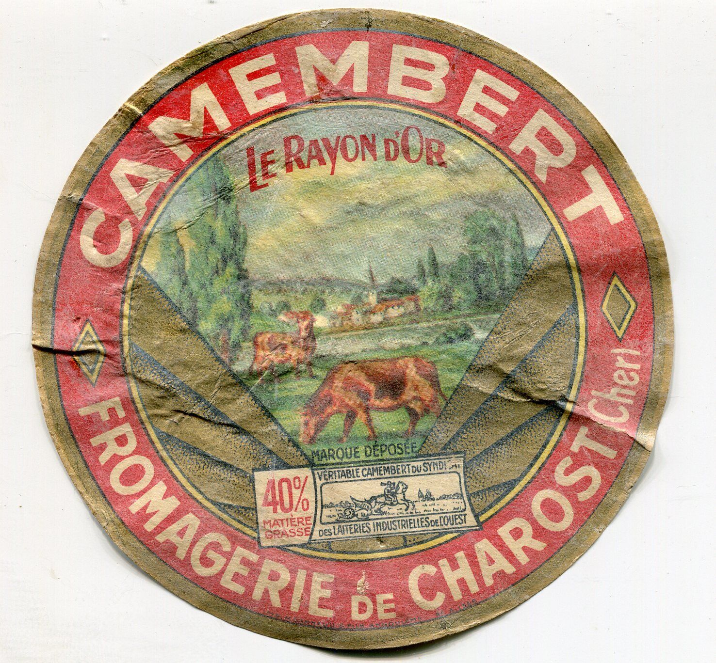 FROMAGE CAMEMBERT LE RAYON D OR FROMAGERIE DE CHAROST 400875857737