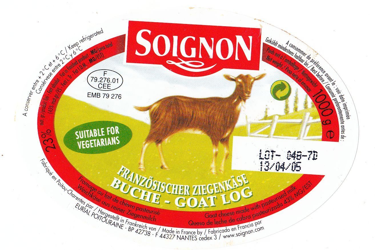 FROMAGE DE CHEVRE SOIGNON BUCHE 121663093147