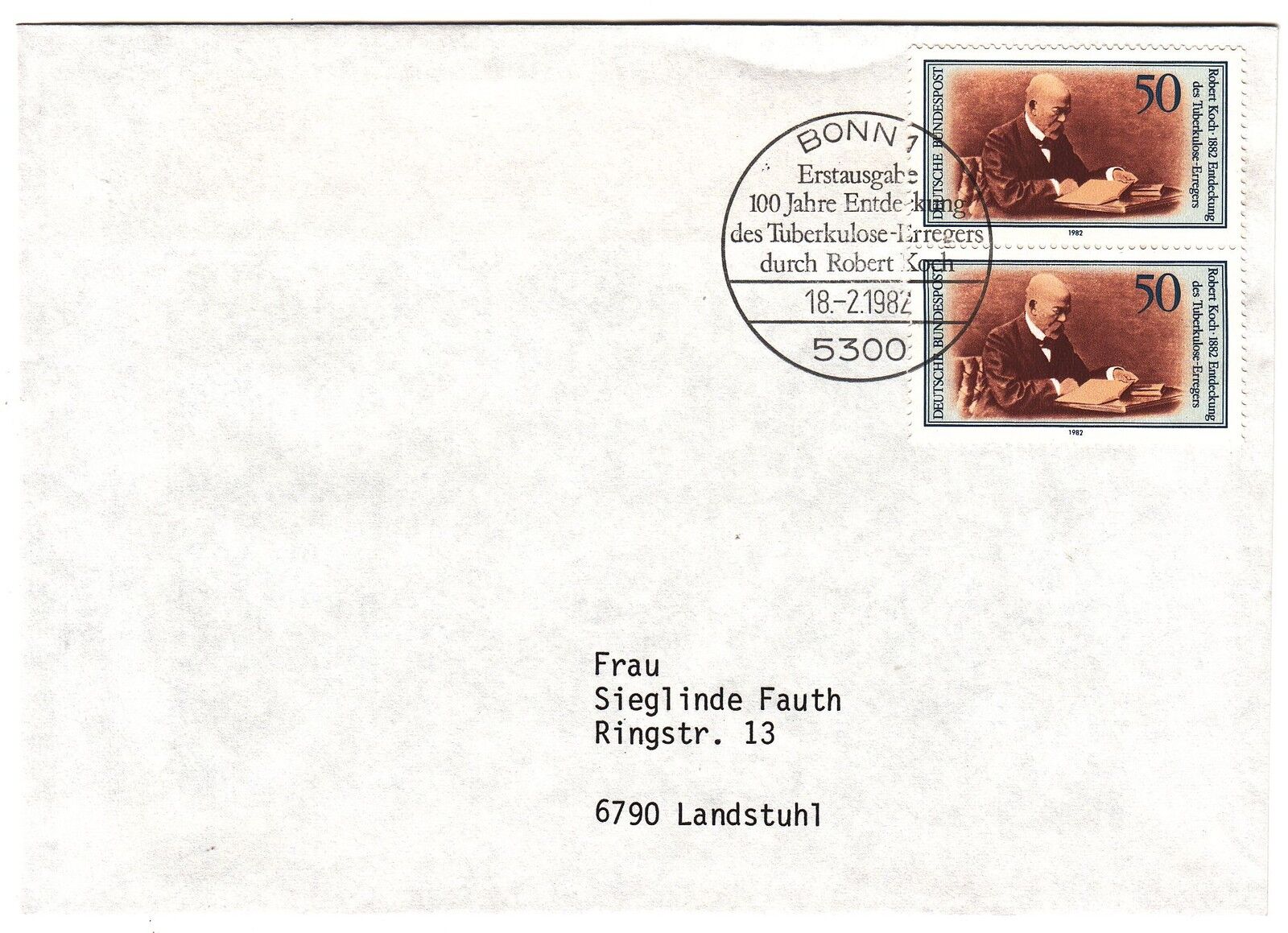 LETTRE COMMEMORATIVE ALLEMAGNE TIMBRE N 964 VOILIERS SEMAINE DE KIEL REGATES 401068392977