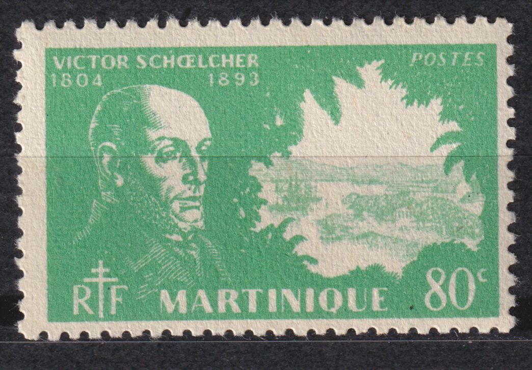 MARTINIQUE TIMBRE COLONIE FRANCE NEUF N 205 VICTOR SCHOELCHER ESCLAVAGE 124801937317