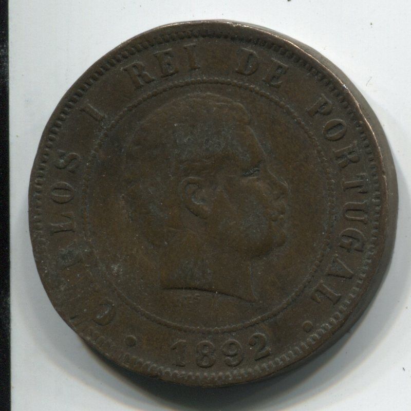 MONNAIE 20 REIS 1892 PORTUGAL COIN 120892186907