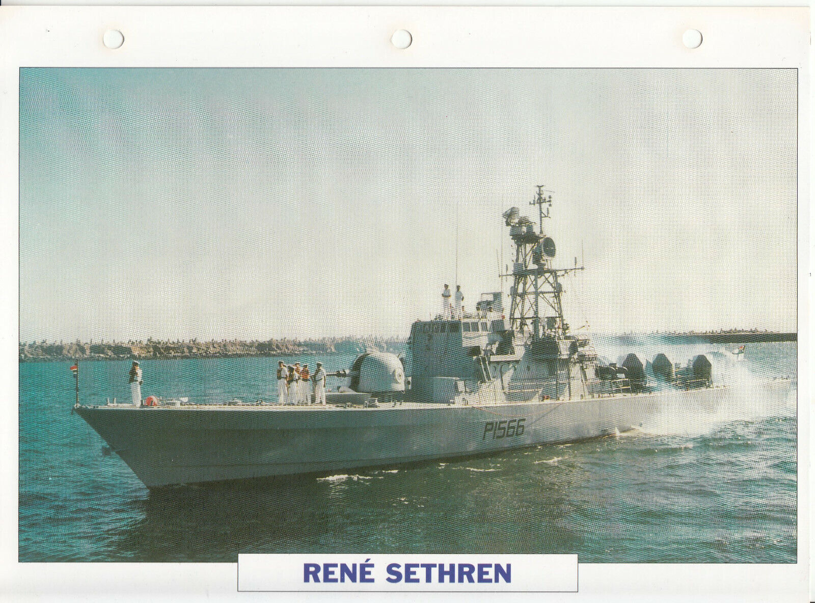 PHOTO BATEAU MILITAIRE PATROUILLEUR RENE SETHREN AFRIQUE DU SUD 1979 401783716217