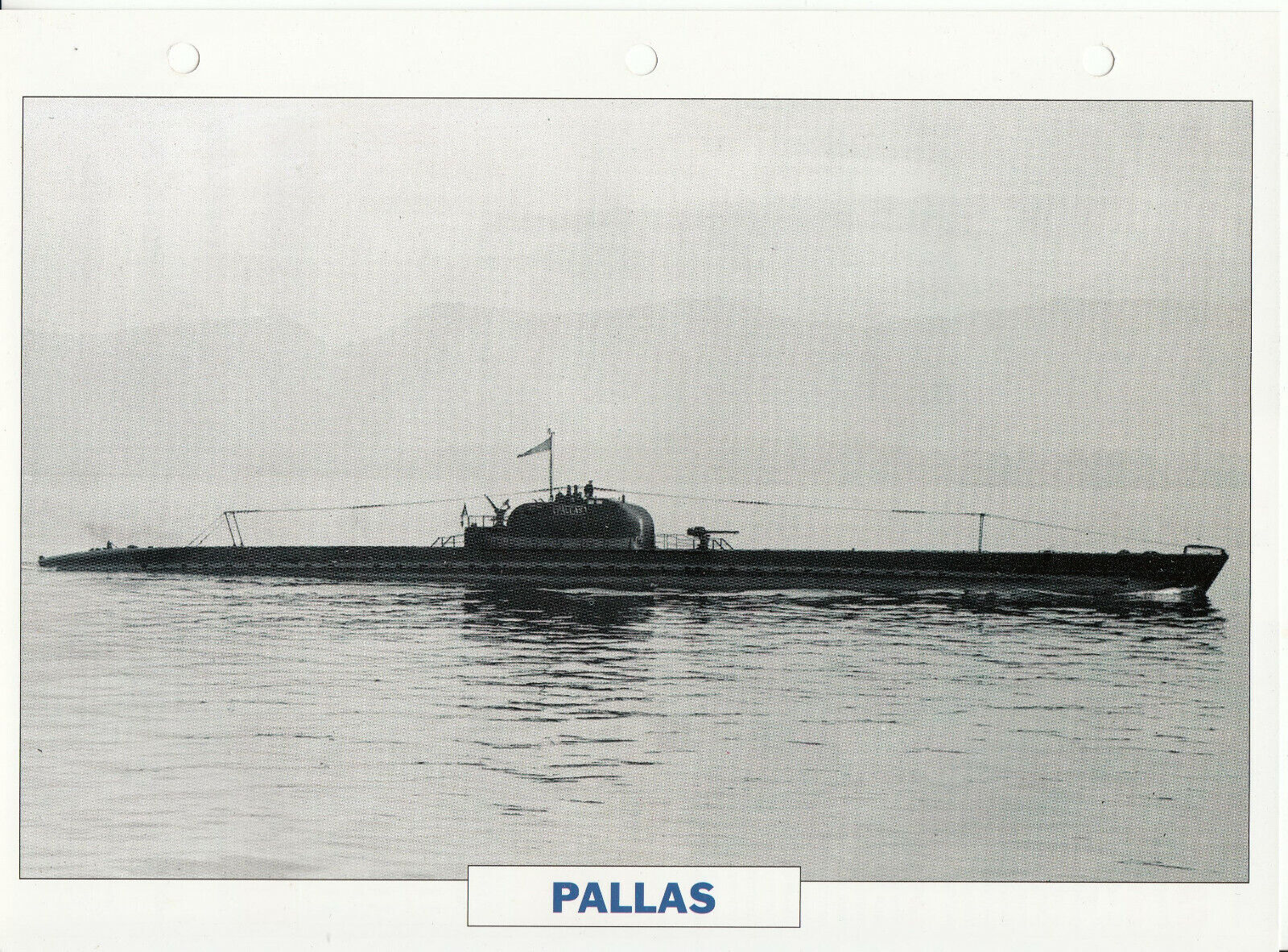 PHOTO BATEAU MILITAIRE SOUS MARIN PALLAS FRANCE 1938 123772038297