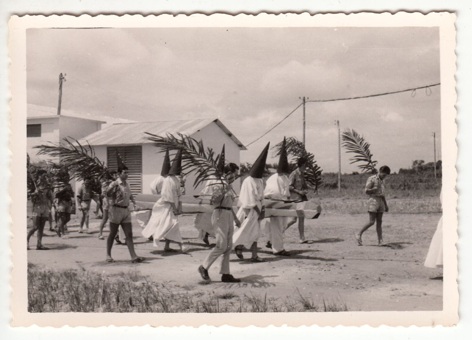 PHOTO MILITAIRE AFRIQUE ST ELOI DEFILE DECEMBRE 1962 122182258867