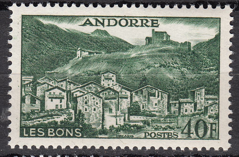 TIMBRE ANDORRE FRANCE NEUF N 151 LE HAMEAU DES BONS 401237298837