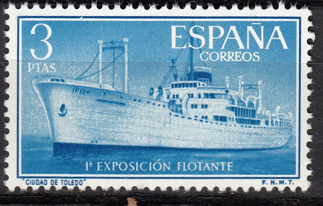 TIMBRE ESPAGNE NEUF N 882 EXPOSITION FLOTTANTE LA VILLE DE TOLEDE 121954572407