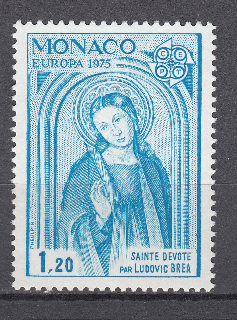 TIMBRE MONACO NEUF N 1004 SAINTE DEVOLTE PAR LUDOVIC BREA 401591129347