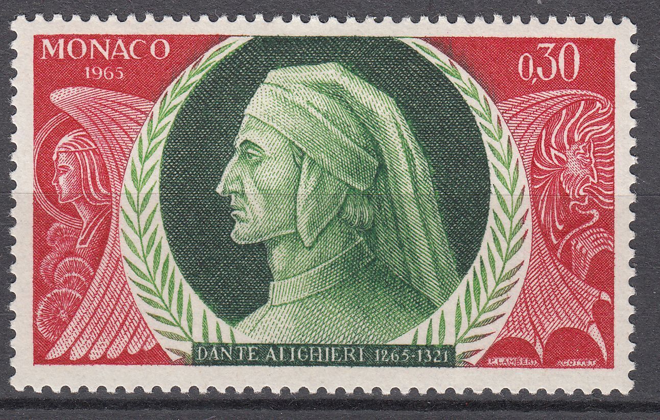 TIMBRE MONACO NEUF N 683 DANTE ALIGHIERI PORTRAIT 401551225287