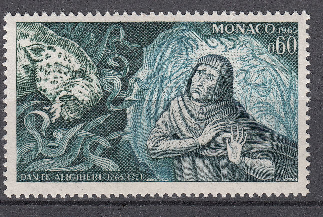 TIMBRE MONACO NEUF N 684 DANTE ALIGHIERI VIRGILE 123185375387