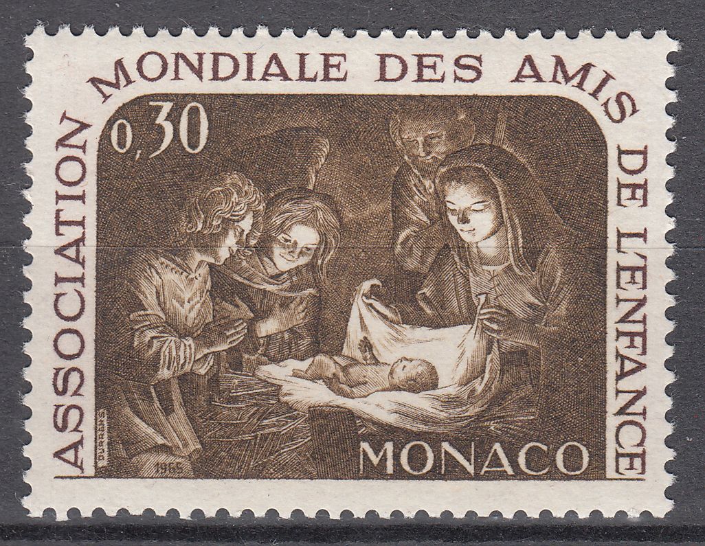 TIMBRE MONACO NEUF N 688 LA NATIVITE DE GHERARDO DELLE NOTTI 401551229457