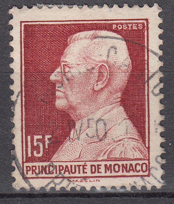 TIMBRE MONACO OBL N 305 B PRINCE LOUIS II 123453305847