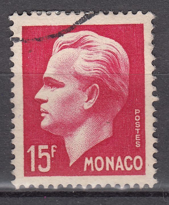 TIMBRE MONACO OBL N 348 PRINCE RAINIER III 123467923467