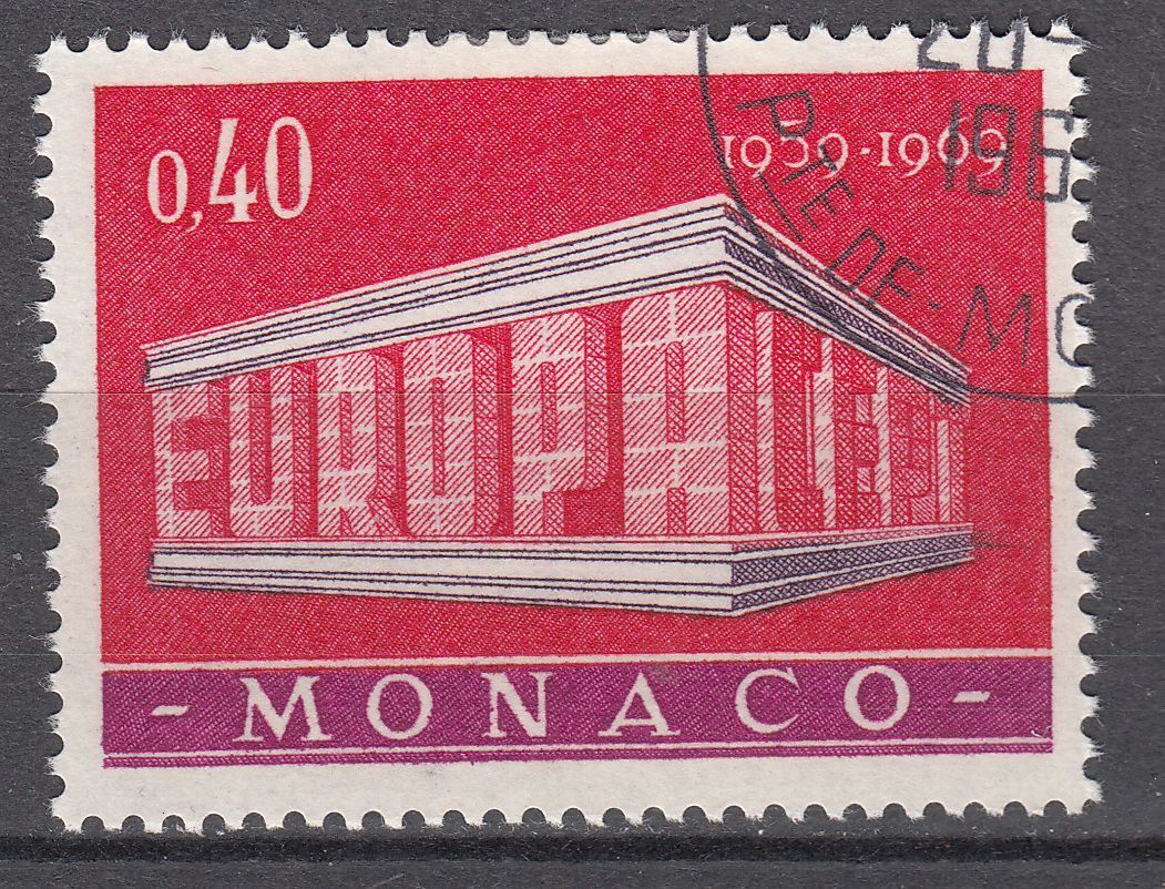 TIMBRE MONACO OBL N 789 EUROPA CONFERENCE EUROPEENNE DES POSTES 123321563647