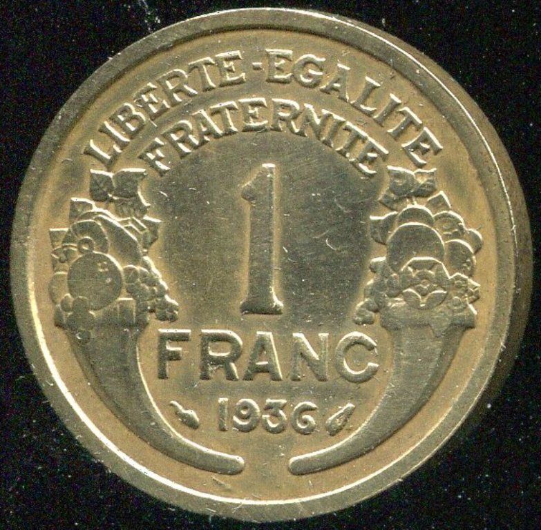 1 FRANC MORLON 1936 110774472038