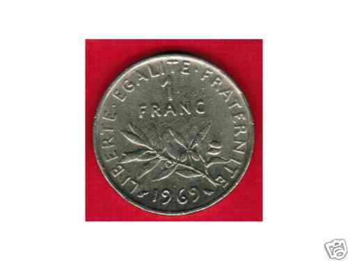 1 FRANC SEMEUSE 1969 110613377968