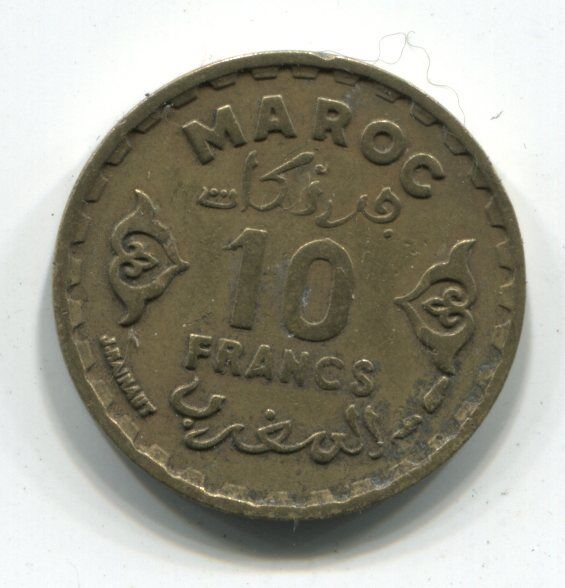 10 FRANCS MAROC 1371 120904913328