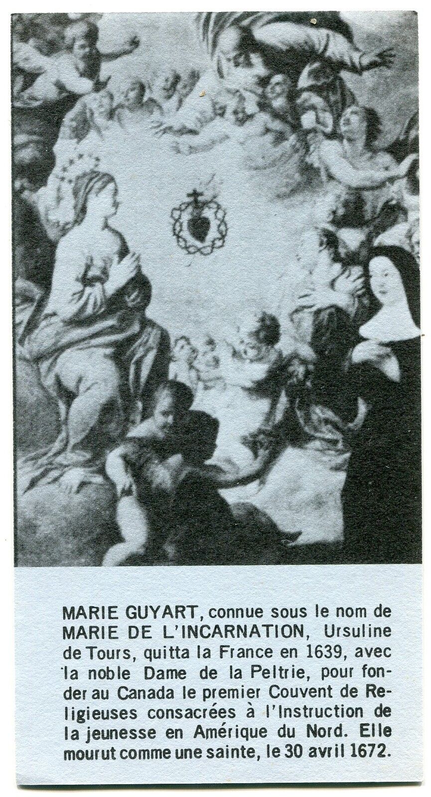 CANIVET QUEBEC 1981 MARIE INCARNATION SAINT COEUR DE MARIE 400549039978