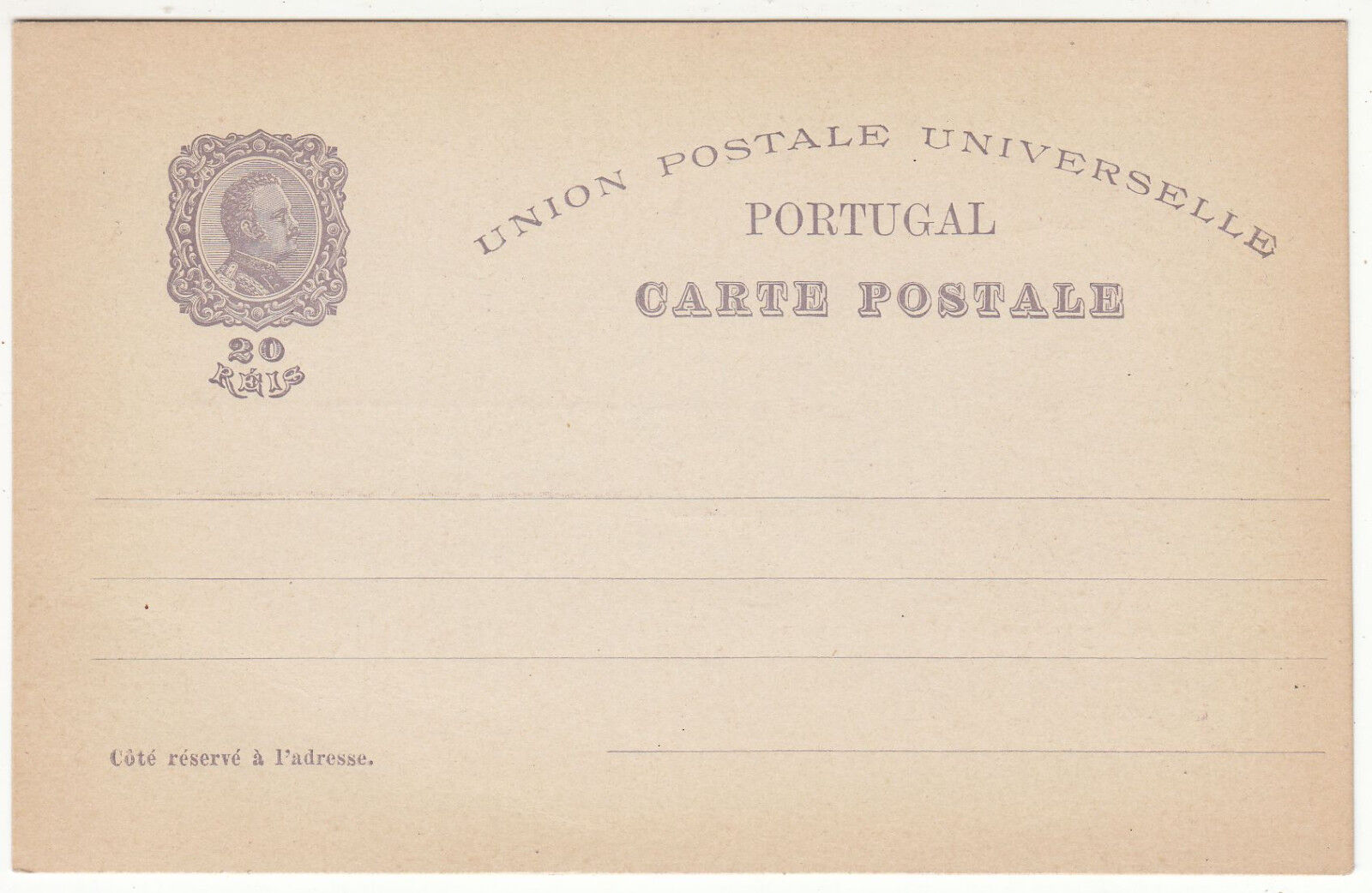 CARTE ENTIER POSTALE NEUF PORTUGAL COLONIE PORTUGAL ST MARIA INDIA 1498 1898 401454671198