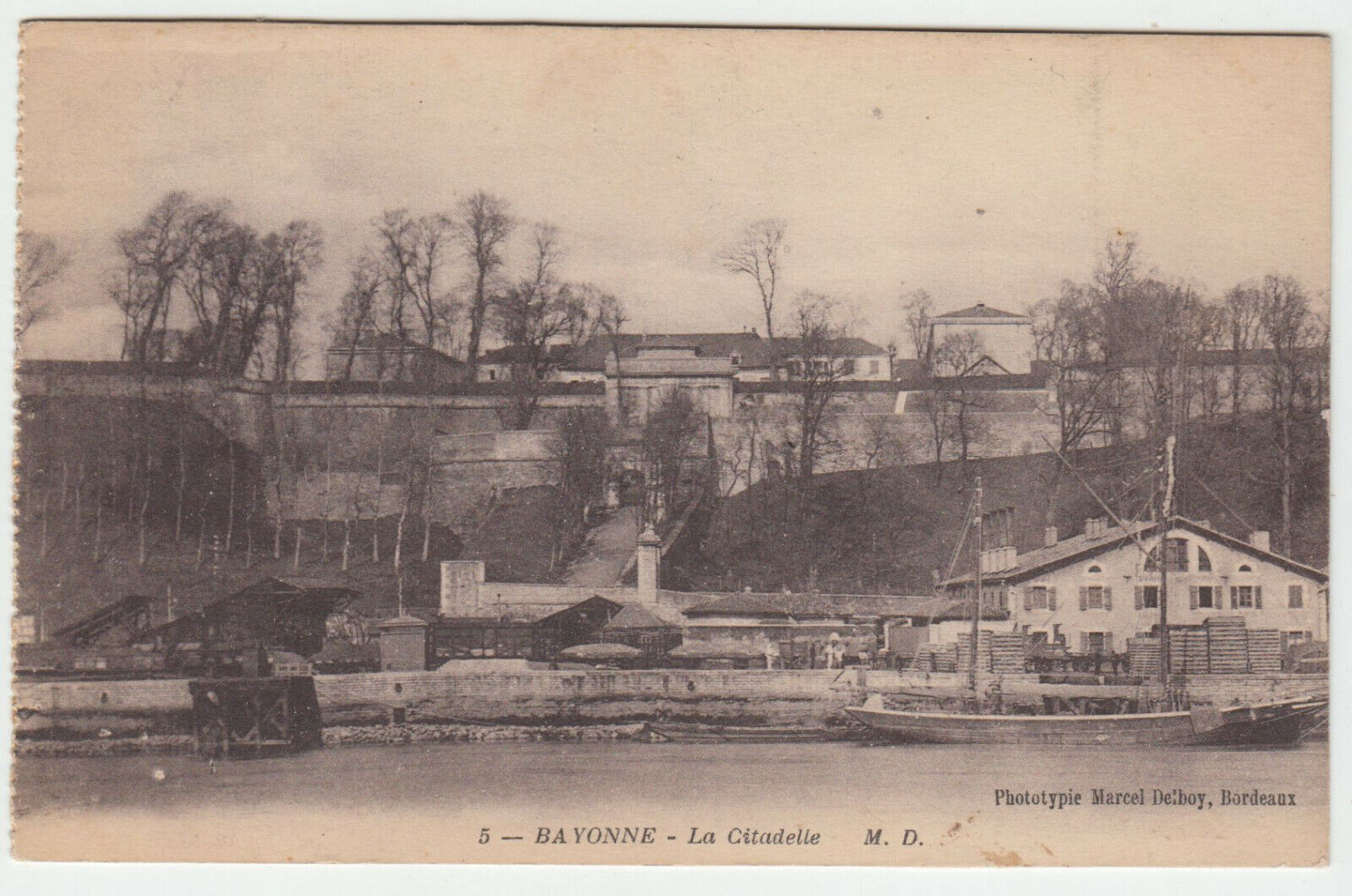 CARTE POSTALE BAYONNE LA CITADELLE 124091243048