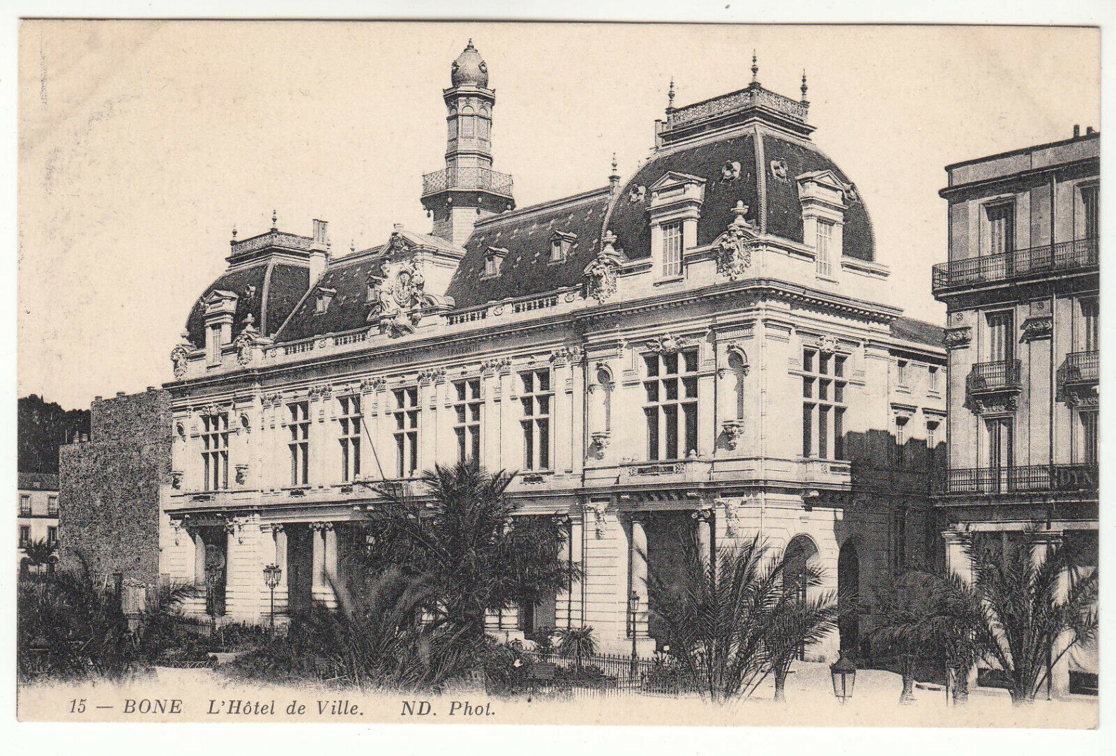 CARTE POSTALE BONE L HOTEL DE VILLE 123959637808