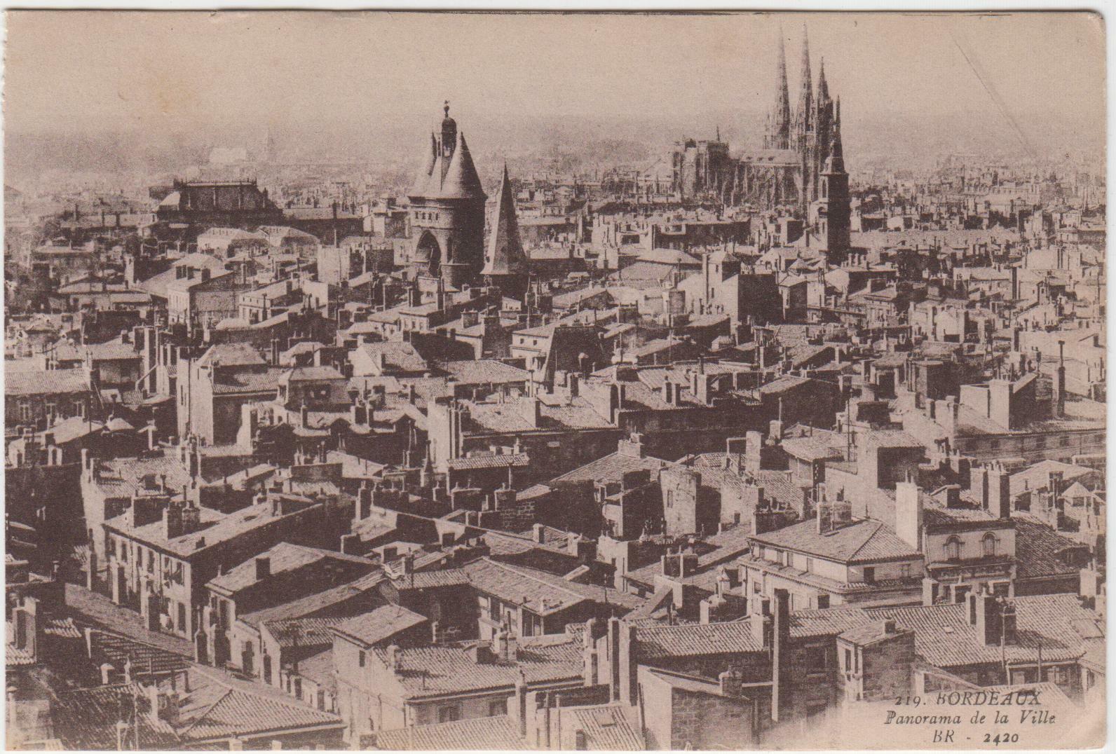 CARTE POSTALE BORDEAUX PANORAMA DE LA VILLE 401922388938