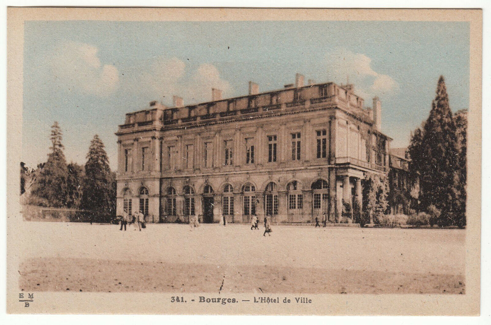 CARTE POSTALE BOURGES L HOTEL DE VILLE 124015606618