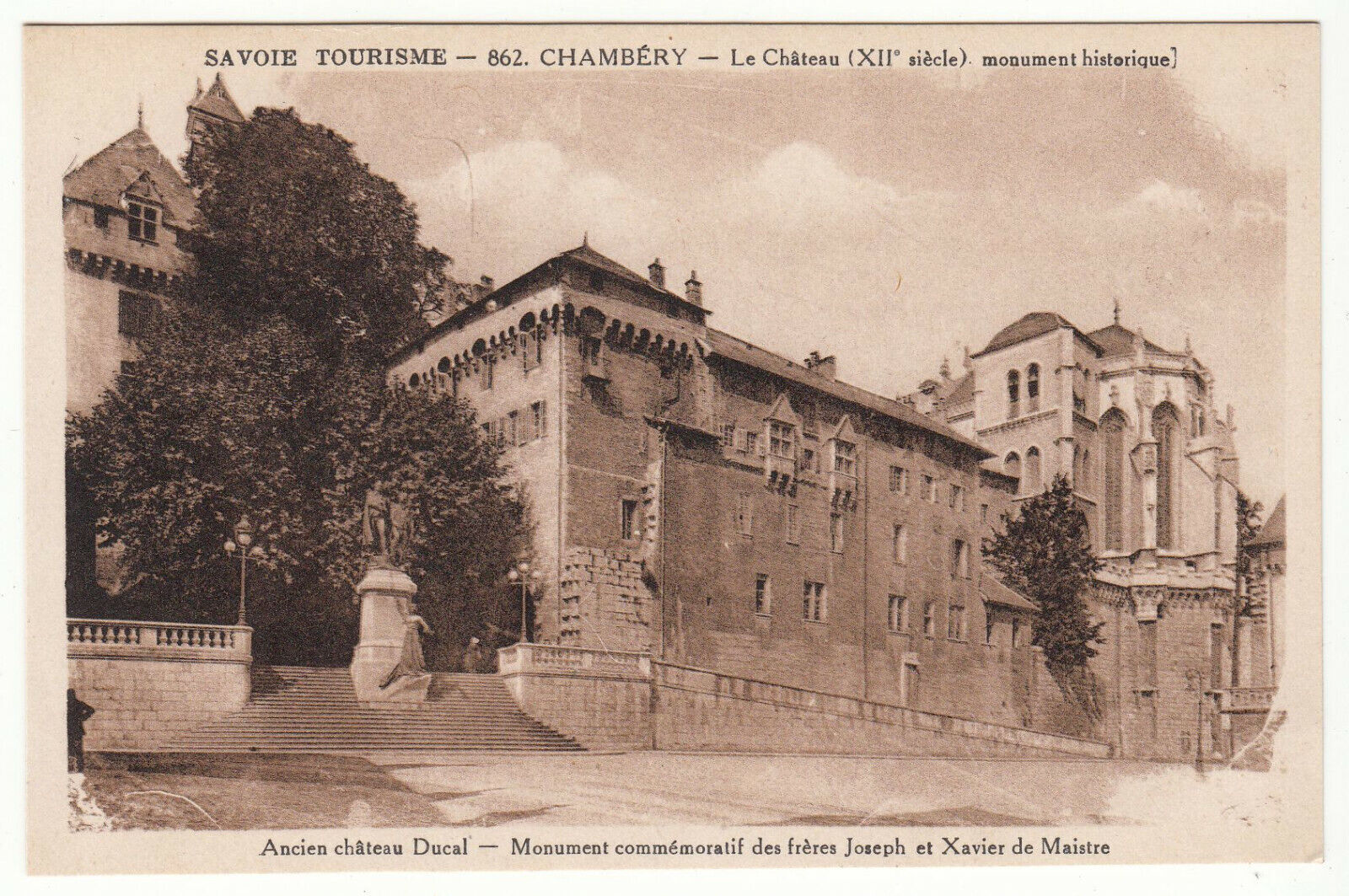 CARTE POSTALE CHAMBERY LE CHATEAU DUCAL 402002823468