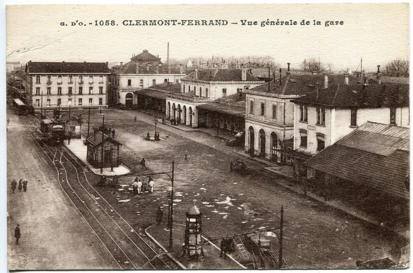 CARTE POSTALE CLERMONT FERRAND VUE GENERALE DE LA GARE 400856750888