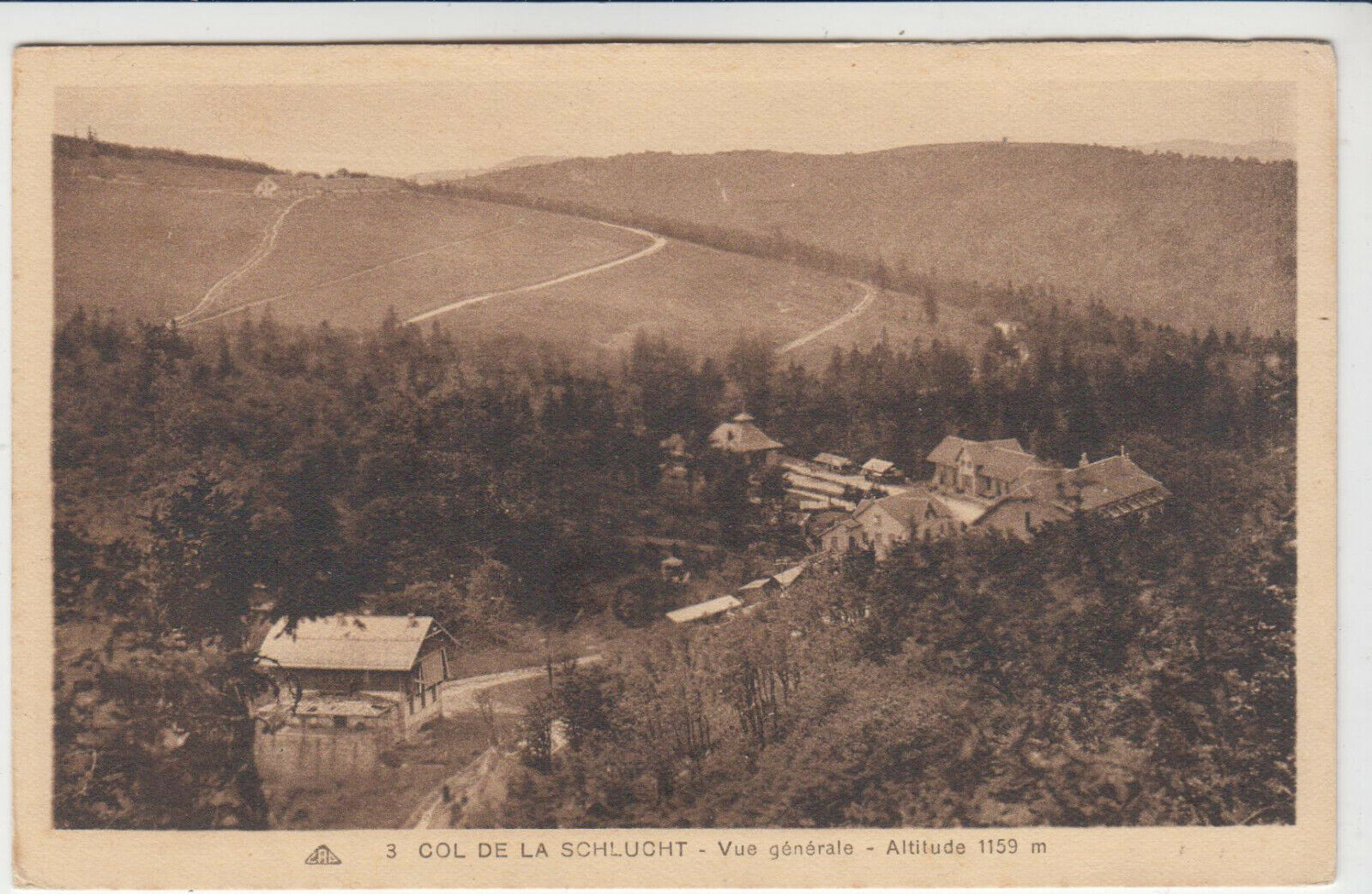 CARTE POSTALE COL DE LA SCHLUCHT VUE GENERALE 123916747718