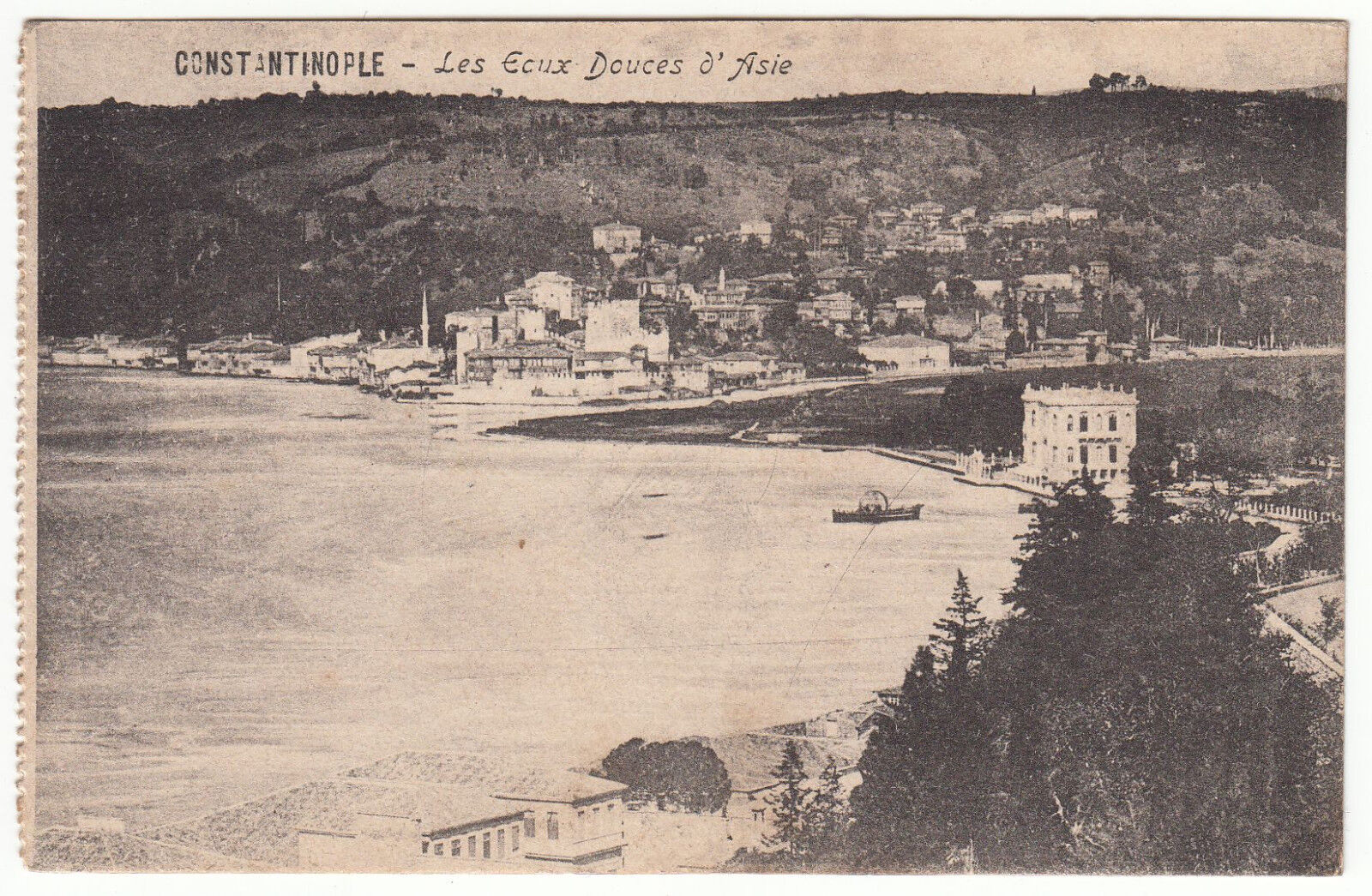 CARTE POSTALE CONSTANTINOPLE LES EAUX DOUCES D ASIE 401513279298