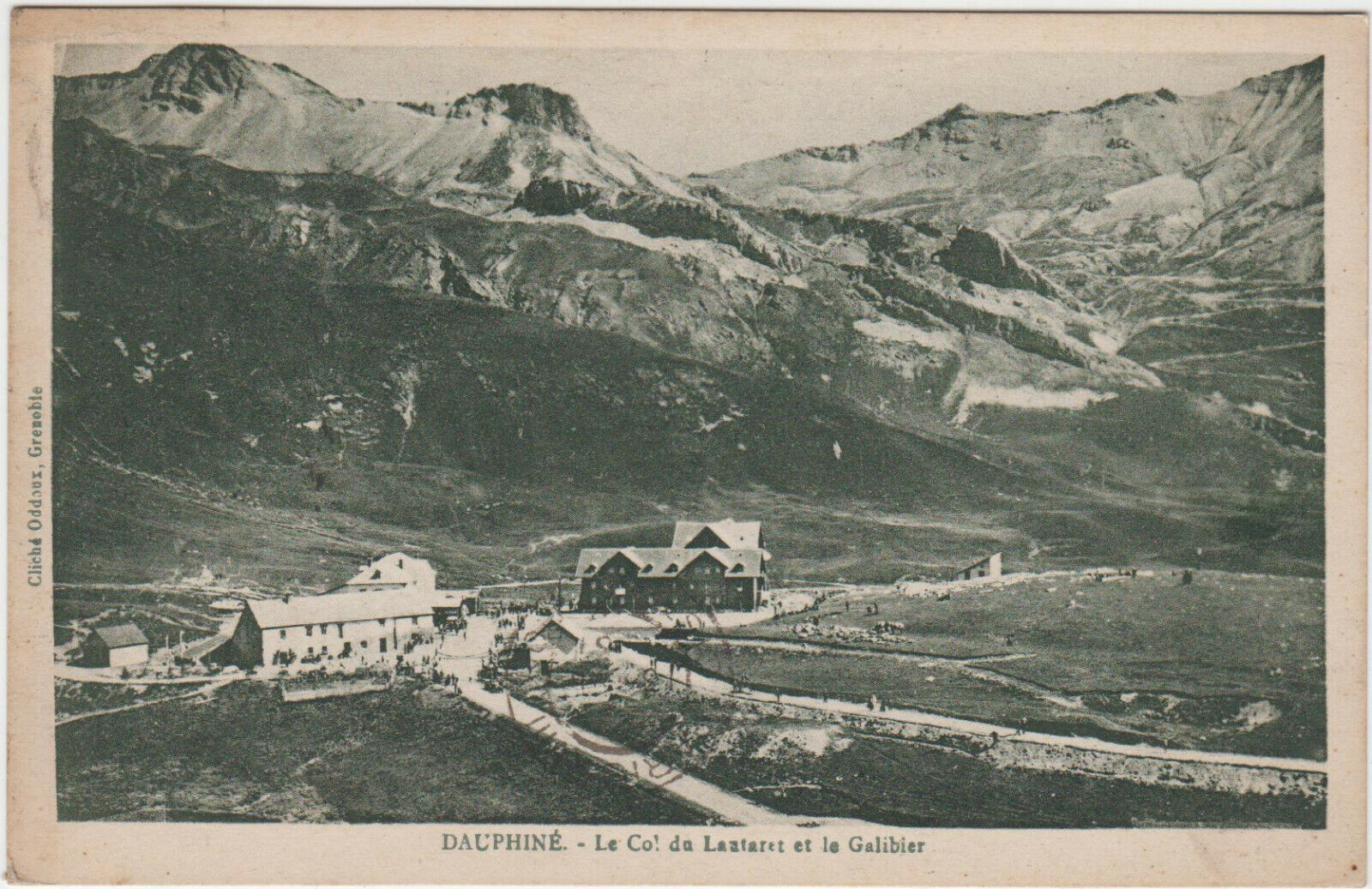 CARTE POSTALE DAUPHINE LE COL DU LAUTARET ET LE GALIBIER 401894385348