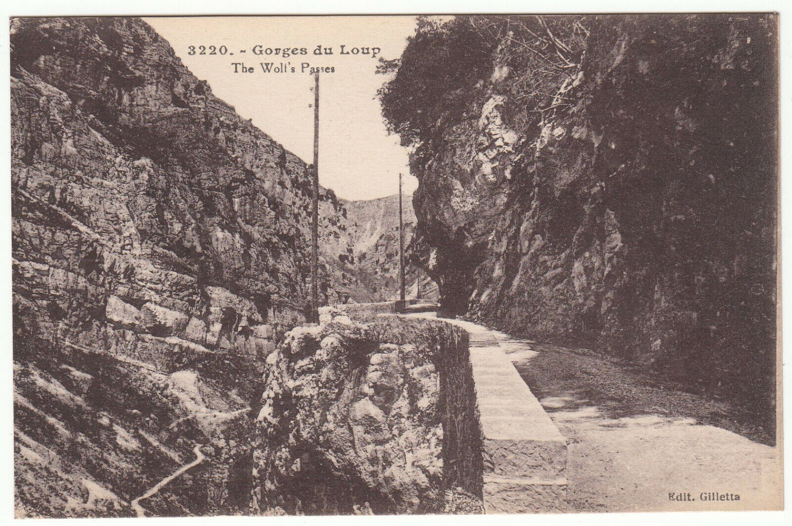 CARTE POSTALE GORGES DU LOUP 401953749038