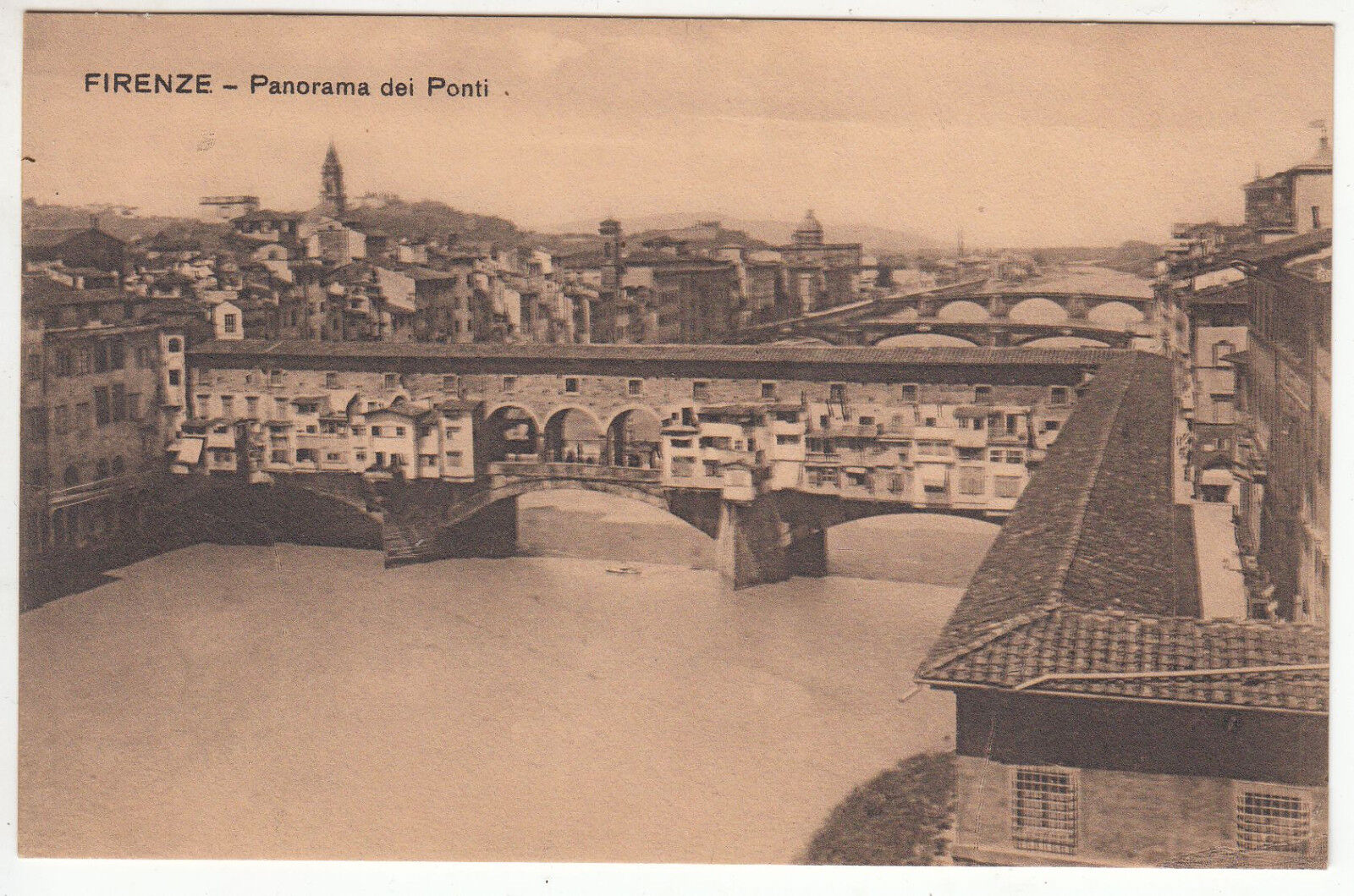 CARTE POSTALE ITALIE FIRENZE PANORAMA DEI PONTI 401240870988