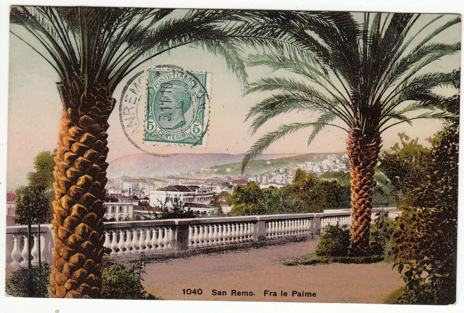 CARTE POSTALE ITALIE SAN REMO FRA LE PALME 401241222028