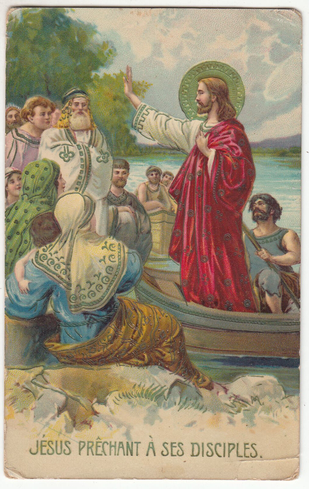 CARTE POSTALE JESUS PRECHANT A SES DISCIPLES 401391809338