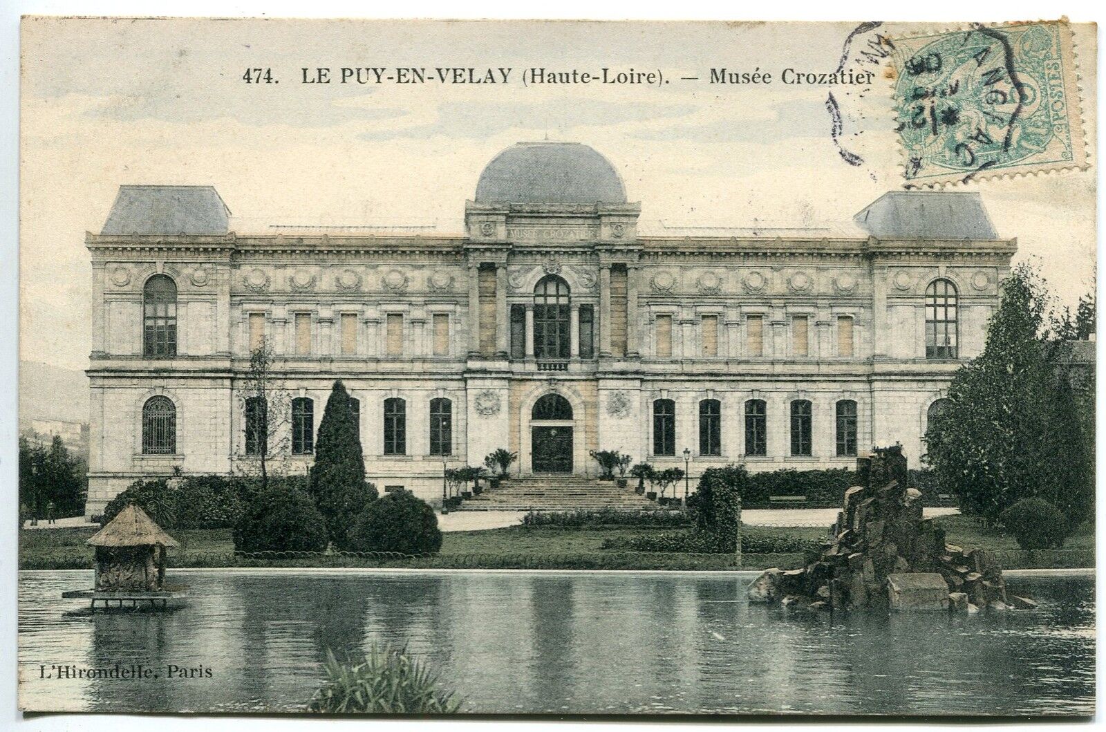 CARTE POSTALE LE PUY EN VELAY MUSEE CROZATIER 400819937788