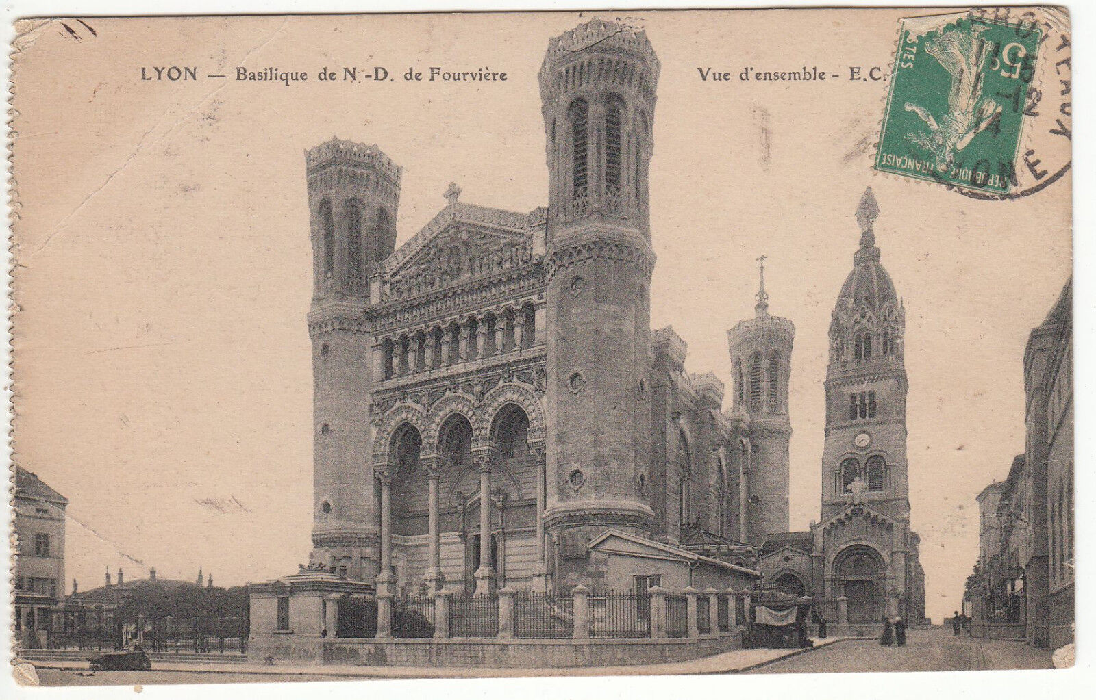 CARTE POSTALE LYON BASILIQUE DE ND DE FOURVIERE 401220159188