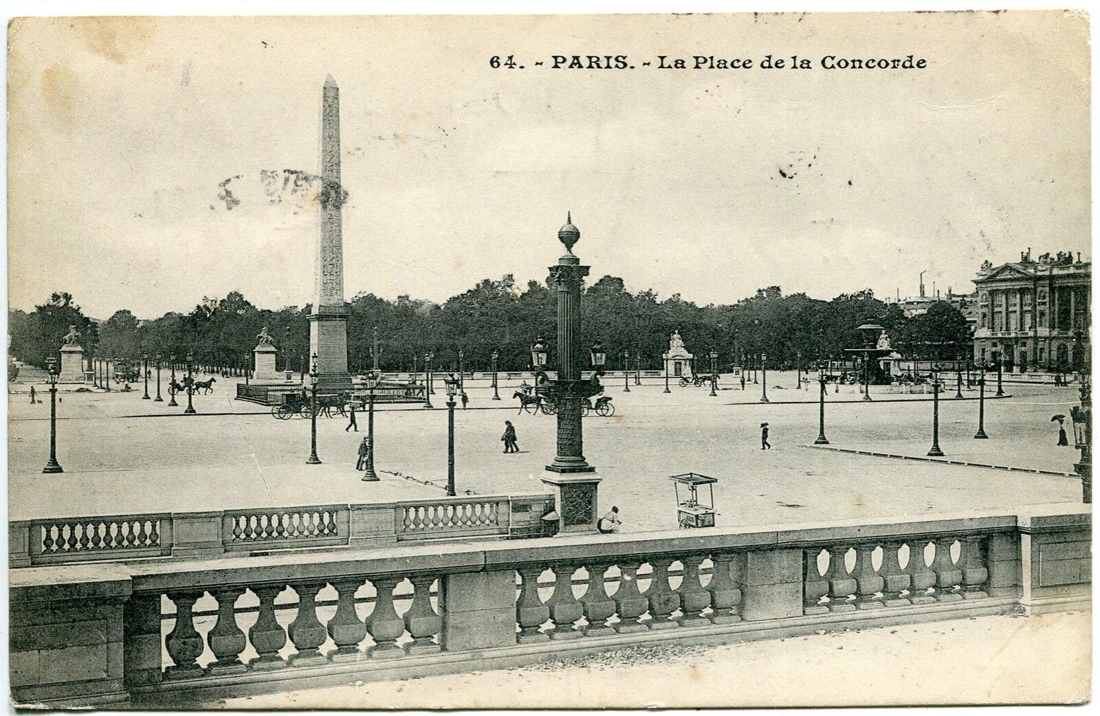 CARTE POSTALE PARIS LA PLACE DE LA CONCORDE 121549109038