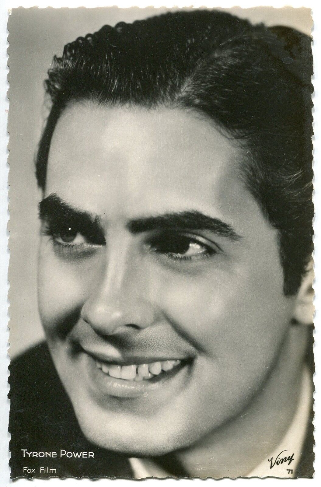 CARTE POSTALE PHOTO PERSONNALITE TYRONE POWER 121072556938