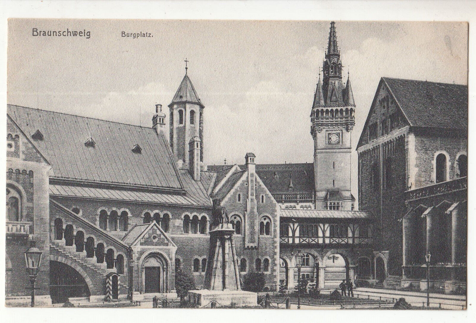 CARTE POSTALE POFTKARTE ALLEMAGNE BRAUNSCHWEIG BURGPLATZ 401628412708