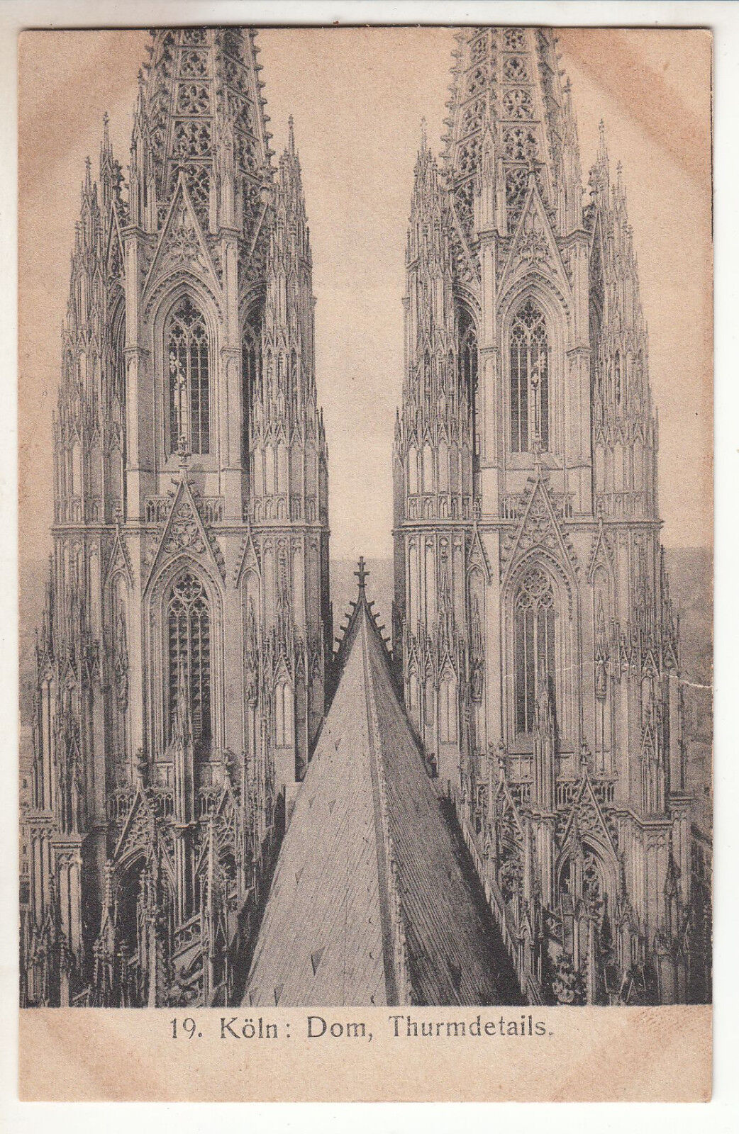 CARTE POSTALE POFTKARTE ALLEMAGNE KOLN DOM THURMDETAILS 123477100068